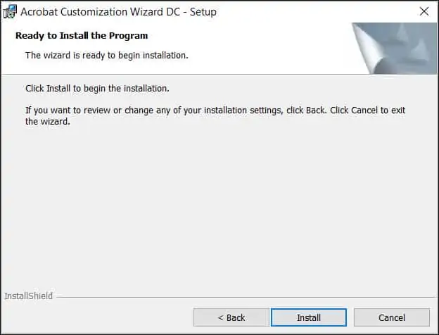 Customize and Deploy Adobe Acrobat Reader using SCCM 6 Install Acrobat Customization Wizard DC