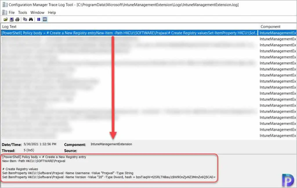 How to Deploy PowerShell Script using Intune (MEM) 9 IntuneManagementExtension Log File