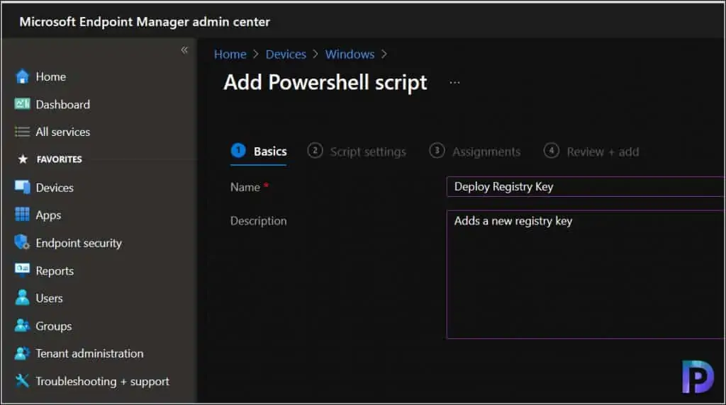 How to Deploy PowerShell Script using Intune (MEM) 3 Deploy PowerShell Script Using Intune