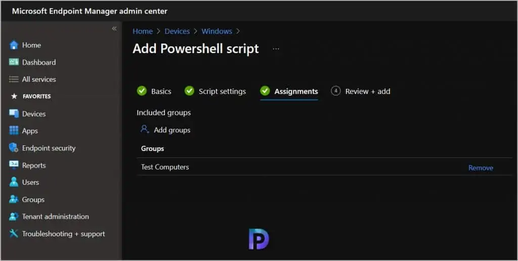 How to Deploy PowerShell Script using Intune (MEM) 5 Deploy PowerShell Script Using Intune