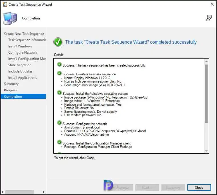 How to Deploy Windows 11 22H2 using SCCM Task Sequence 13 Create Windows 11 22H2 SCCM Task Sequence