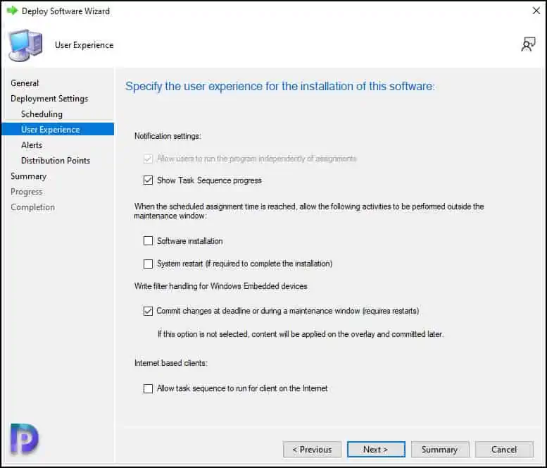 How to Deploy Windows 11 22H2 using SCCM Task Sequence 21 Specify User Experience Settings