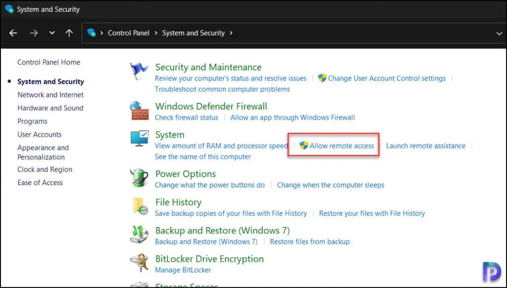 How to Turn off or disable Remote Desktop on Windows 11 3 Disable Remote Desktop from Control Panel