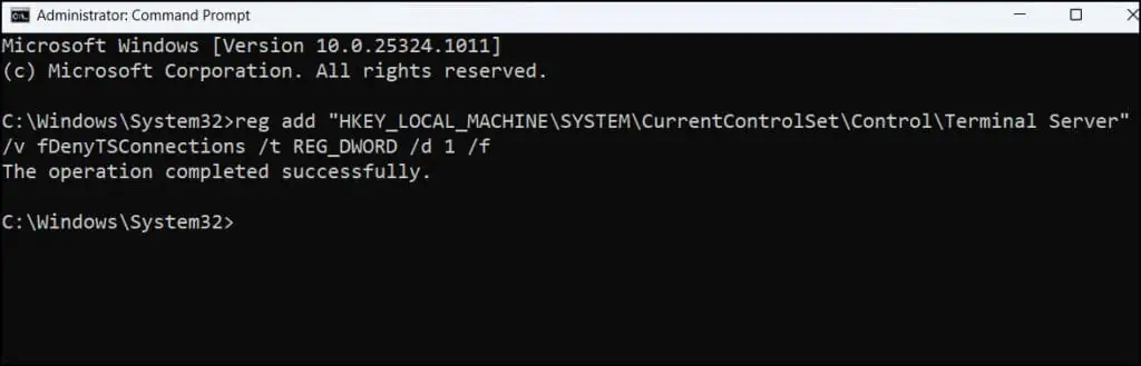 How to Turn off or disable Remote Desktop on Windows 11 5 Disable Remote Desktop on Windows 11 using Command Prompt