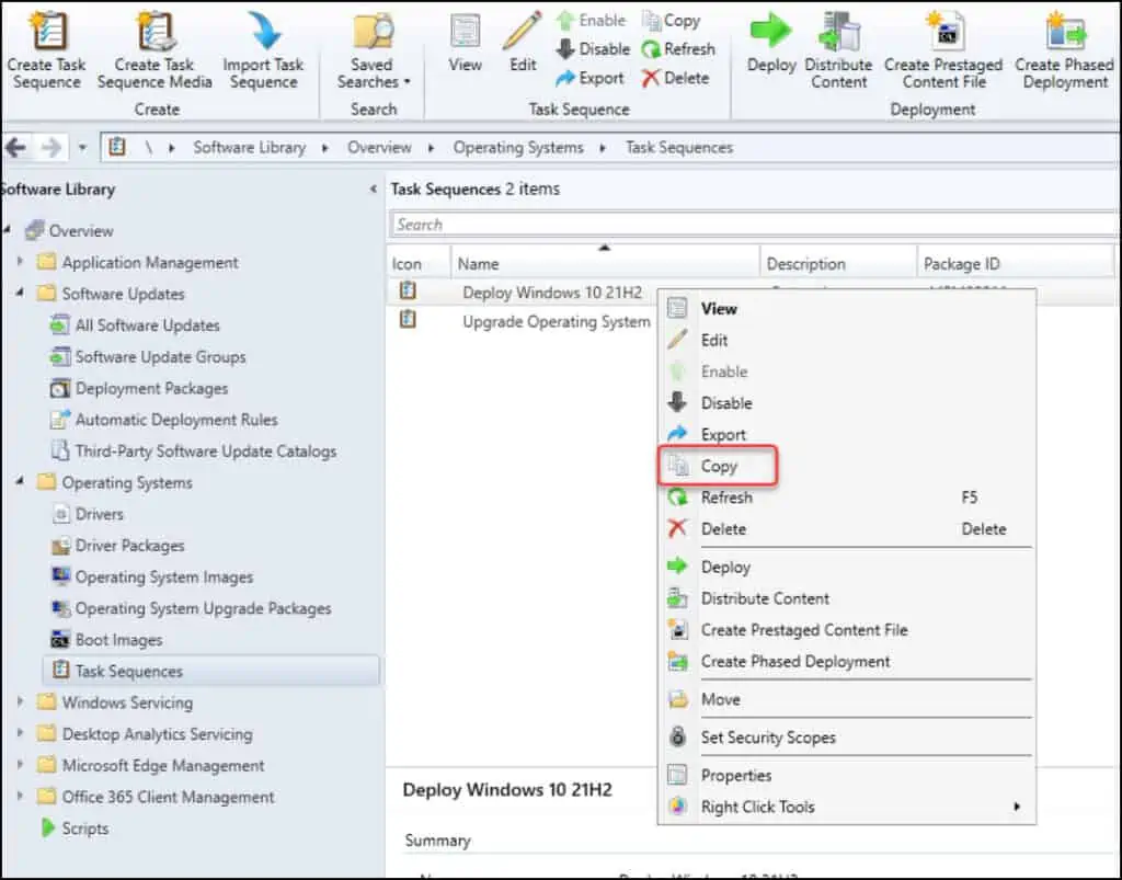 How to Duplicate SCCM Task Sequence | Make a Copy of TS 1 Duplicate SCCM Task Sequence
