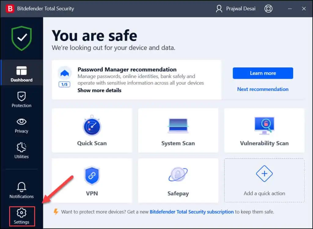 How to Enable Dark Mode for Bitdefender Total Security 2 Enable Dark Mode for Bitdefender Total Security