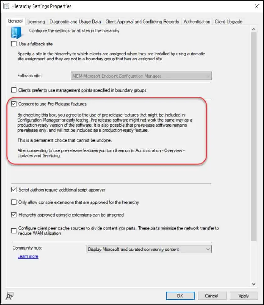 Turn on or Enable Dark Theme for SCCM Console | ConfigMgr 2 Provide Consent to Turn on Dark Theme for SCCM Console
