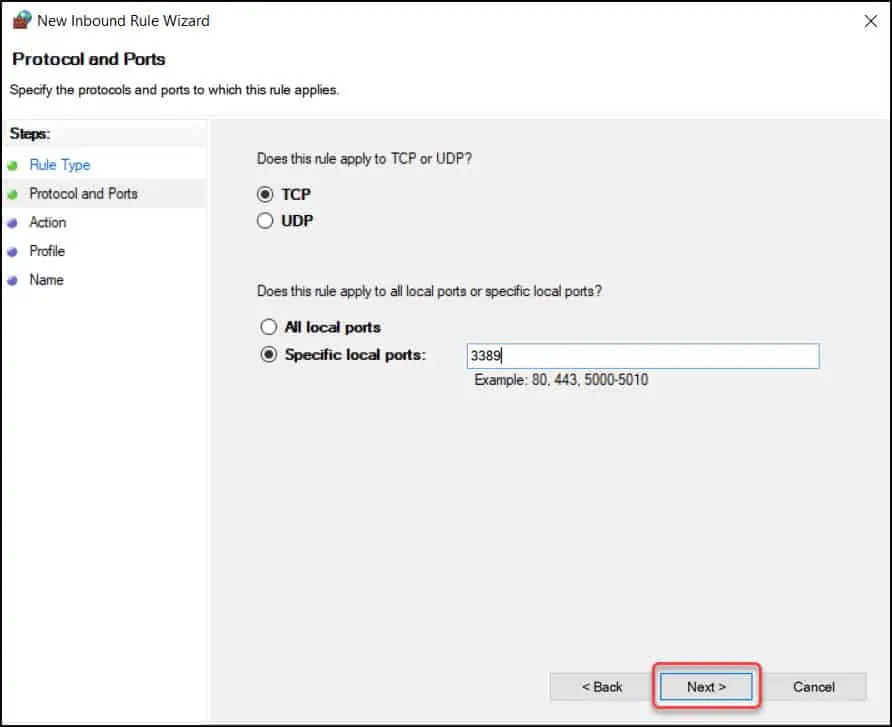 How To Enable Remote Desktop Using Group Policy (GPO) 7 Allow Port 3389 (Remote Desktop Port) through Windows Firewall