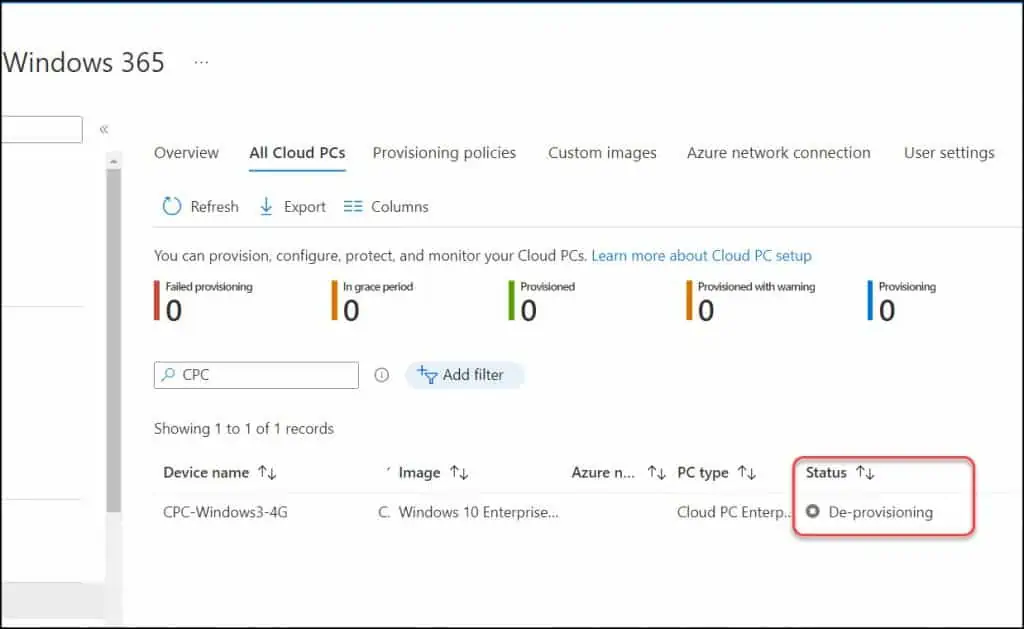 How To End Grace Period for Cloud PCs in Windows 365 4 End Grace Period for Cloud PCs