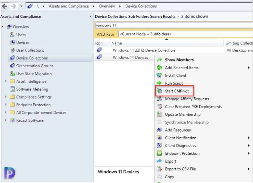 Find Antimalware Software Status using CMPivot Query in SCCM 2 Launch CMPivot | Find Antimalware Software Status using CMPivot in SCCM
