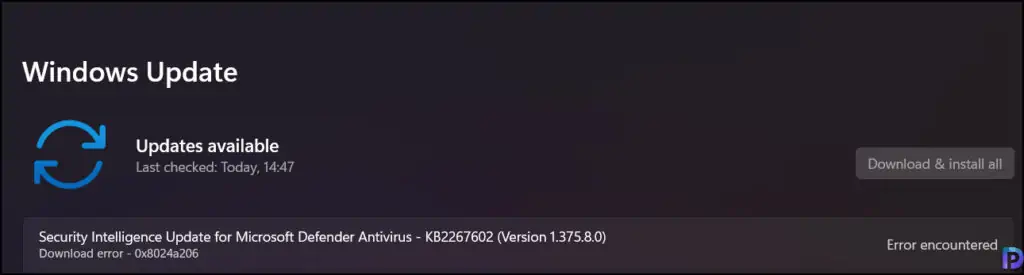 How to Fix Windows Update Download Error 0x8024a206 1 Windows Update Download Error 0x8024a206