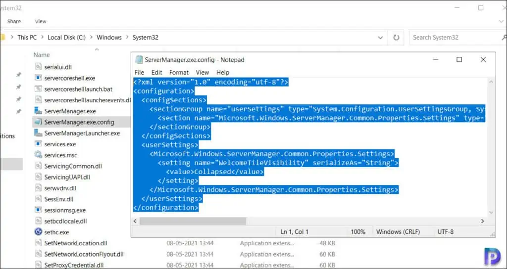 How to Hide or Unhide Welcome Tile in Server Manager 7 Create Server Manager Configuration File