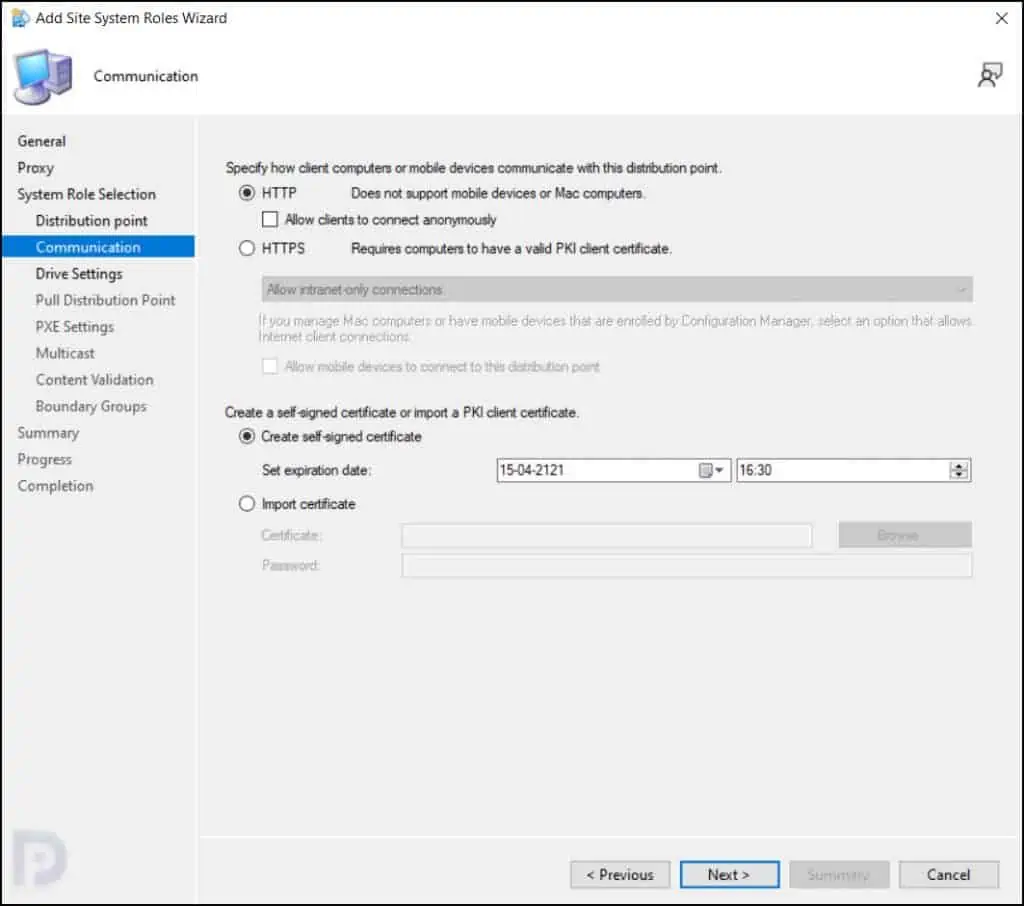 How to Install SCCM Distribution Point | ConfigMgr DP 6 Configure Communication Settings for SCCM DP