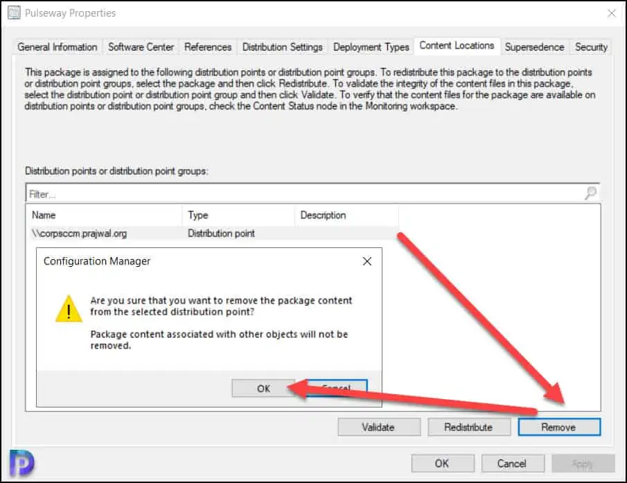 How to Remove Content from SCCM Distribution Point 2 Remove Content from SCCM Distribution Point