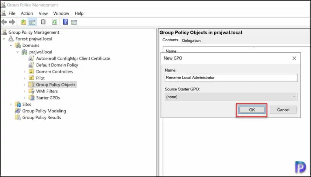 How to Rename Administrator Account using GPO (Group Policy) 2 Create a GPO to Rename Administrator Account