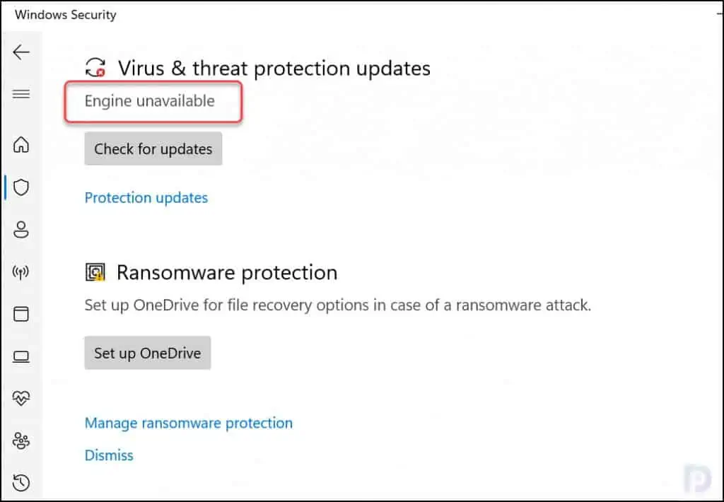 How To Reset Microsoft Antivirus Update Engine Definitions 2 Reset Microsoft Antivirus Updates Unavailable