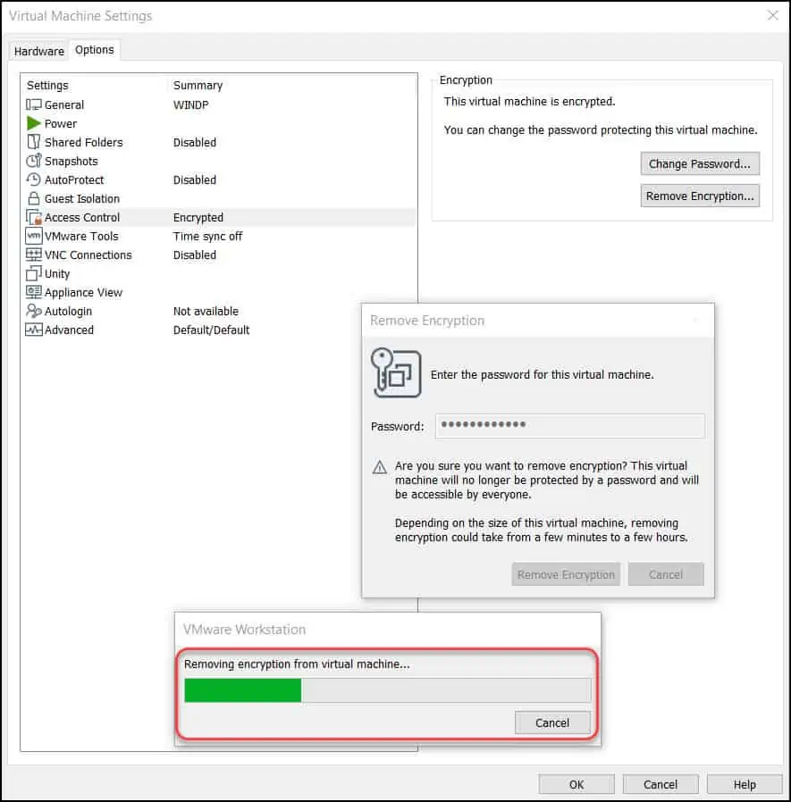 2 Easy Ways to Reset Virtual Machine Password (VMware) 7 Decrypt the Virtual Machine