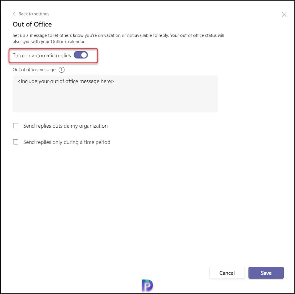 2 Easy Methods to Schedule Out Of Office In Microsoft Teams 3 Configure Out Of Office In Microsoft Teams