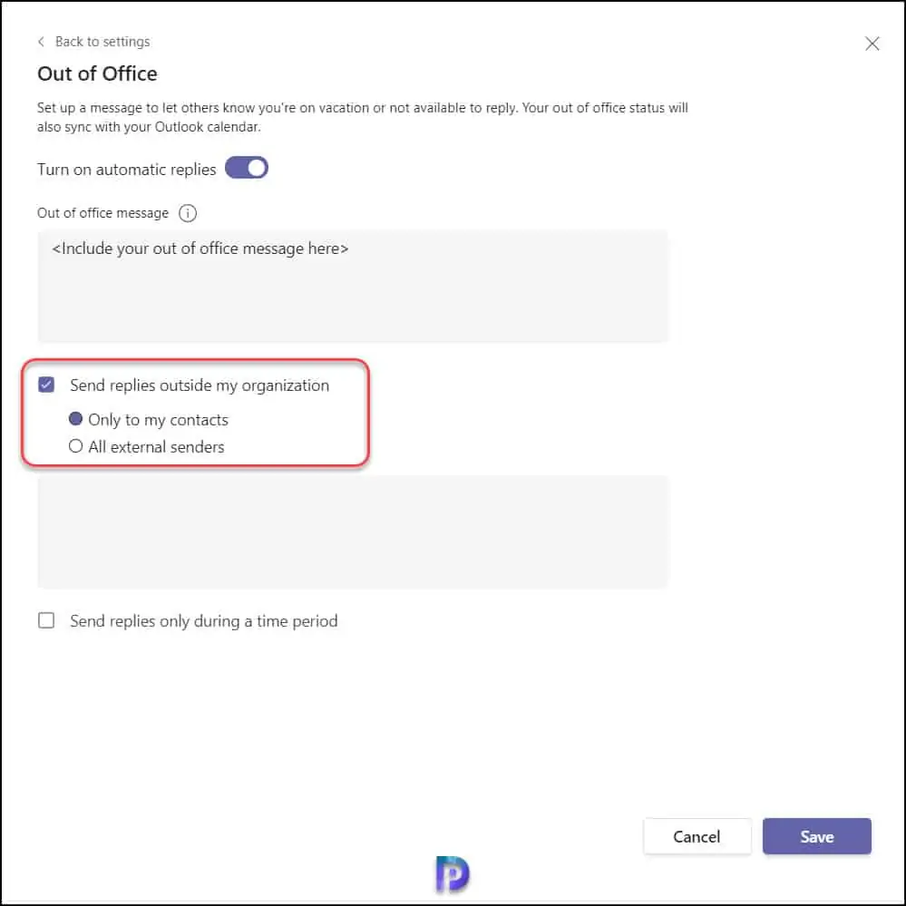2 Easy Methods to Schedule Out Of Office In Microsoft Teams 4 Configure Out Of Office In Microsoft Teams