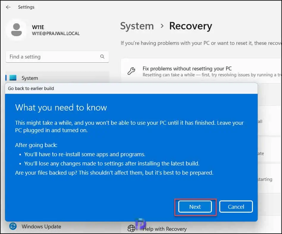 How to Uninstall Windows 11 22H2 Update Rollback Build 7 Uninstall Windows 11 22H2 Update
