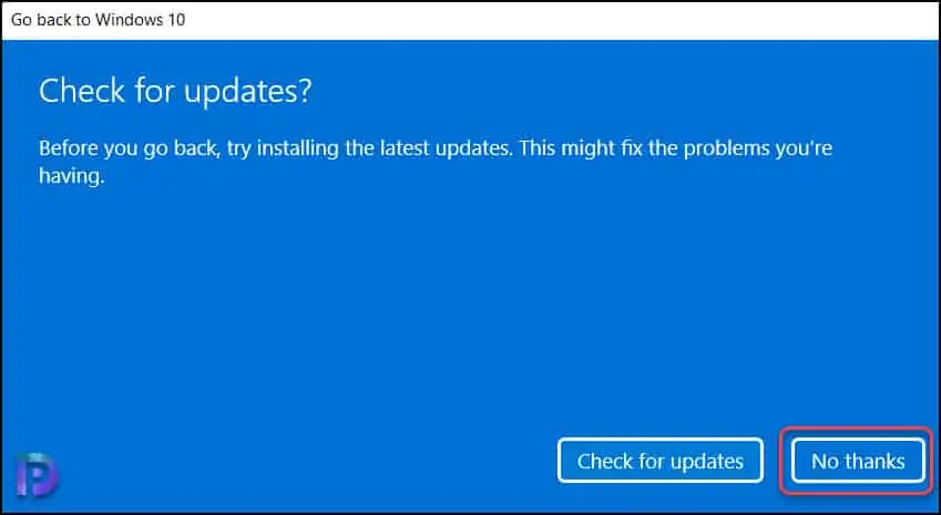 How to Uninstall Windows 11 and Roll Back to Windows 10 4 Check for Latest Windows 11 Updates