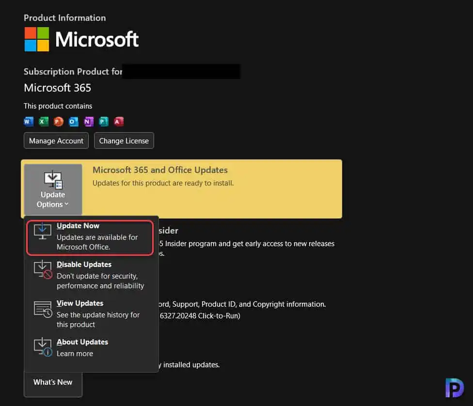 How to Update Microsoft 365 Apps and Office Apps 1 Update Microsoft 365 Apps