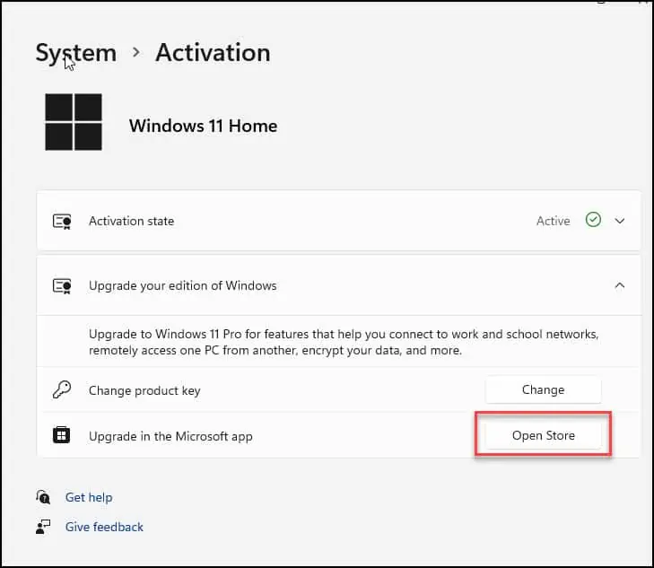 How to Upgrade Windows 11 Home to Pro 7 Upgrade Windows 11 Home to Pro using Microsoft Store