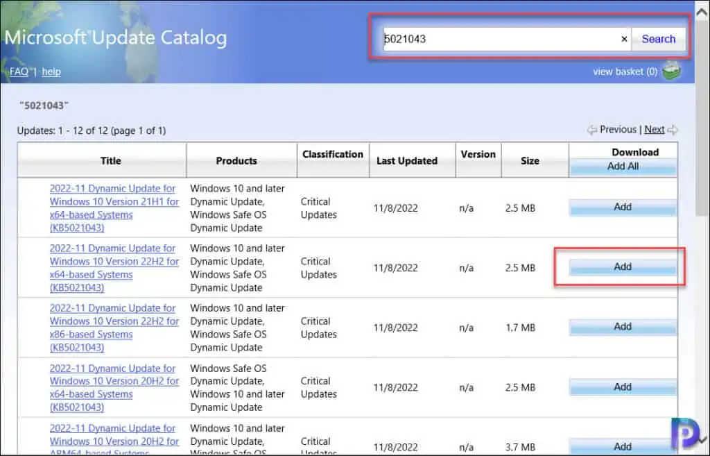 Import Updates into SCCM