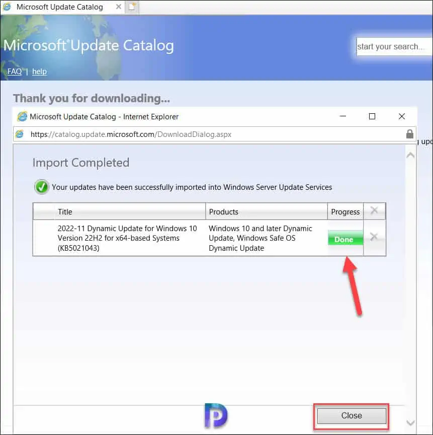 Step-by-Step Guide to Import Updates into SCCM | ConfigMgr 7 Update Import Successful