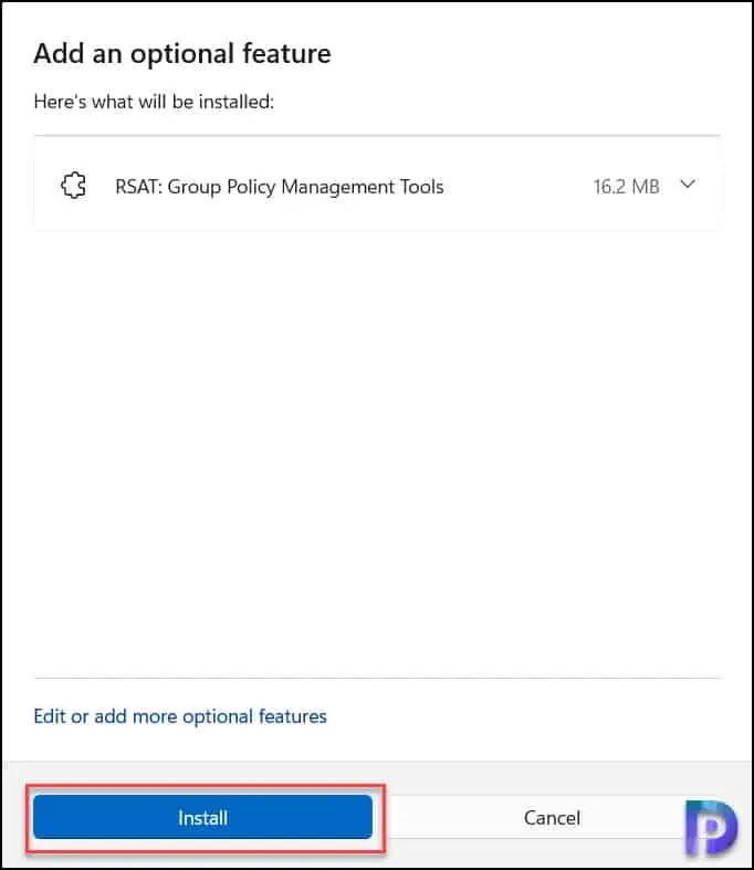 Install Group Policy Management Console on Windows 11 8 Install Group Policy Management Console using Optional Features