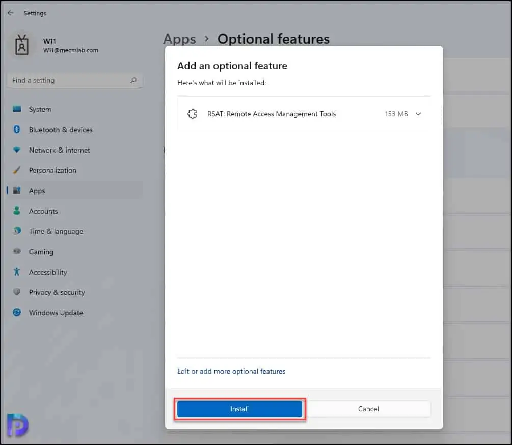 2 Easy Methods to Install RSAT on Windows 11 4 Install RSAT on Windows 11 as Features on Demand