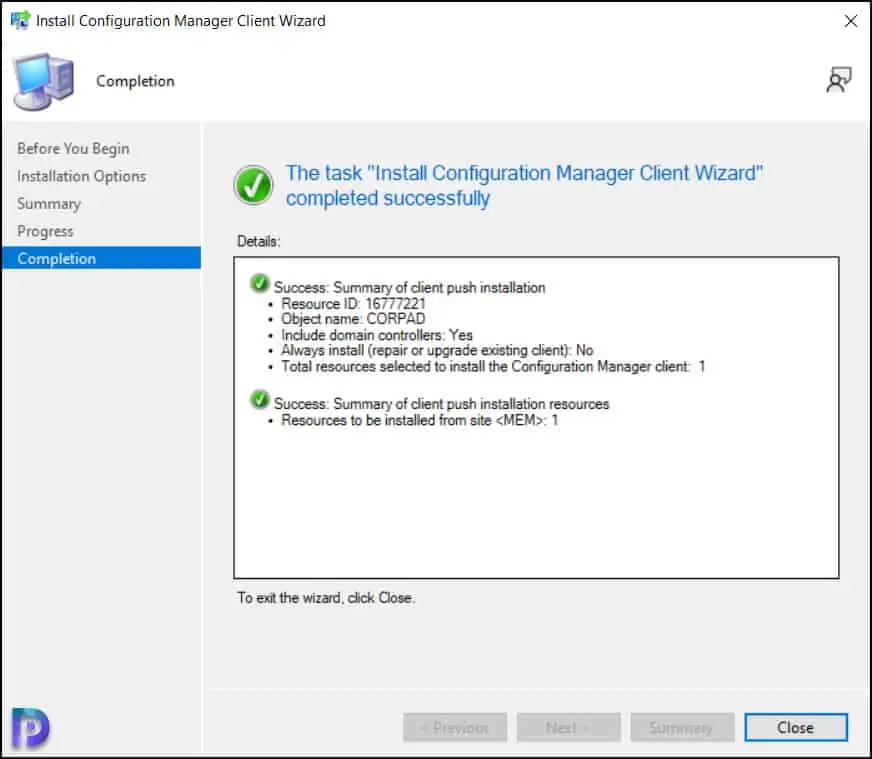 Install SCCM Client on Windows Server 2022