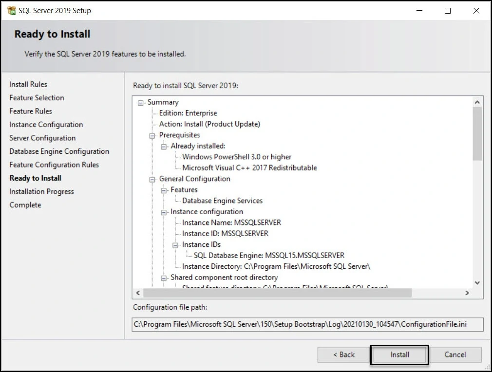 Install SQL Server 2019 for ConfigMgr - Bonus Guide 11 Install SQL Server 2019 for ConfigMgr