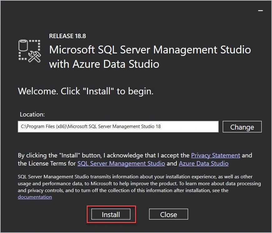 Install SQL Server 2019 for ConfigMgr - Bonus Guide 19 Install SQL Server 2019 SSMS