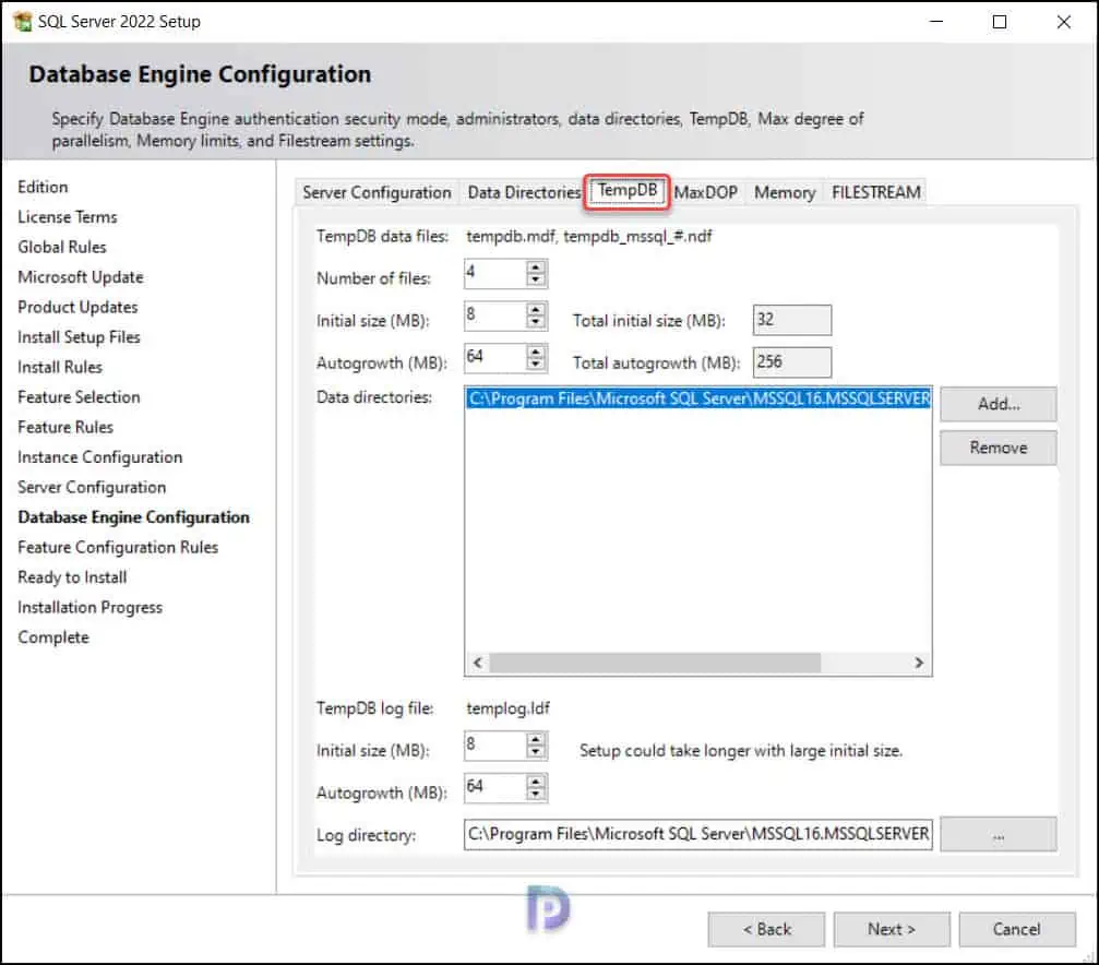 Guide to Install SQL Server 2022 for SCCM | ConfigMgr 13 TempDB Configuration for SQL Server 2022