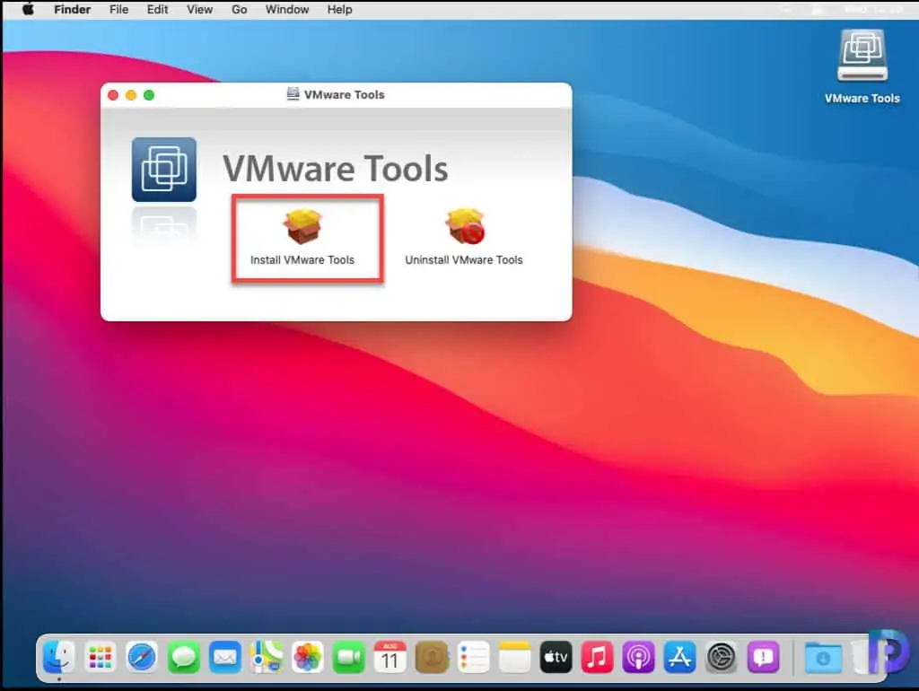Install VMware Tools on macOS Big Sur 2 Install VMware Tools on macOS Big Sur