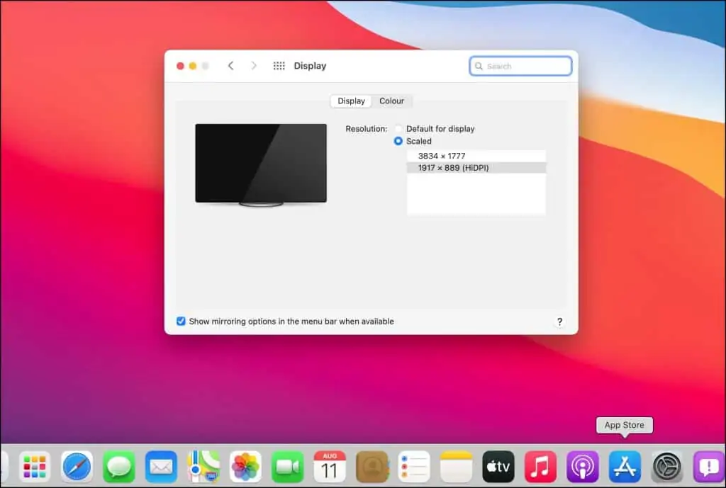 Install VMware Tools on macOS Big Sur 6 macOS Display Settings