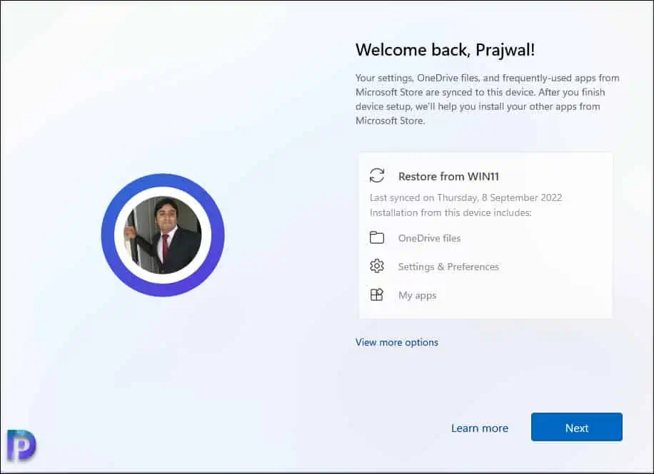 Download and Install Windows Insider Preview using ISO file 13 Restore Windows 11 Previous Data