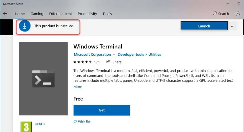 3 Best Ways to Install Windows Terminal 1 Install Windows Terminal from Microsoft Store