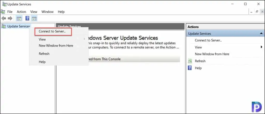 2 Better Methods to Install WSUS Console (Admin Console) 10 Launch WSUS Console and Connect to WSUS Server