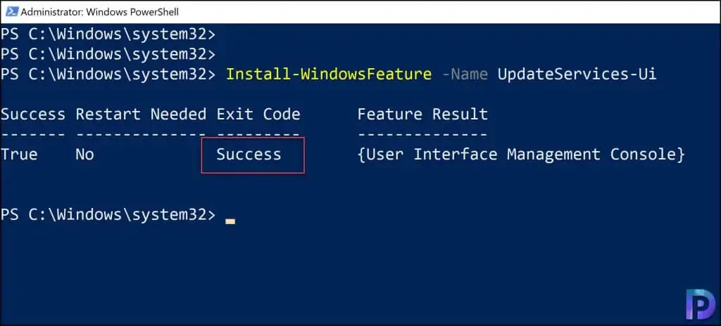 2 Better Methods to Install WSUS Console (Admin Console) 12 Install WSUS Console using PowerShell