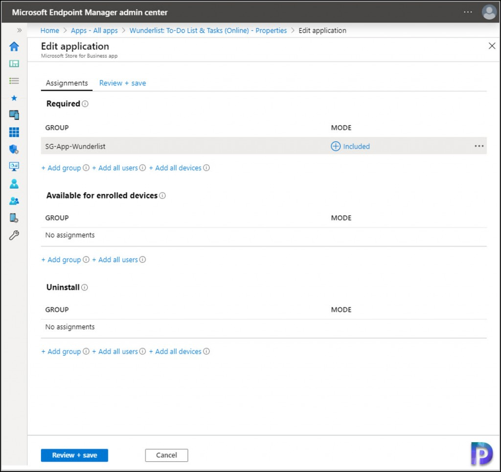 How To Integrate Microsoft Store for Business with Intune 8 Intune Application Assignment
