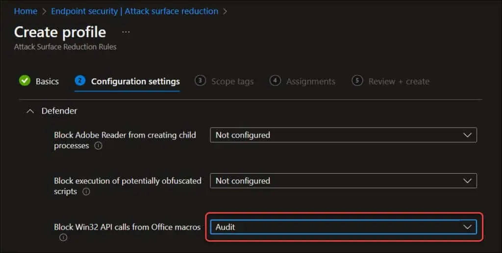 KB2267602 Defender Update Deletes Shortcuts & ASR Issues 4 Configure ASR Rule to Audit Mode