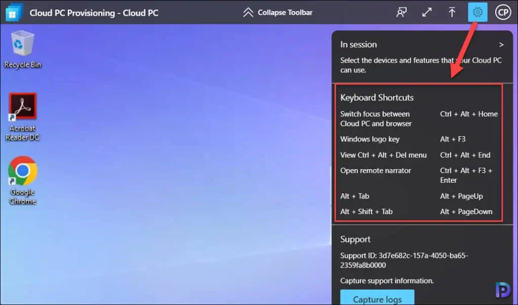 List of Windows 365 Cloud PC Keyboard Shortcuts 1 List of Keyboard Shortcuts for Windows 365 Cloud PC