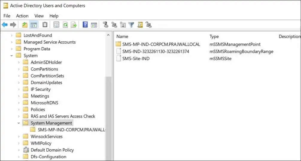 Create System Management Container for SCCM and Extend AD Schema 17 SCCM: List of Active Directory Schema Attributes and Classes