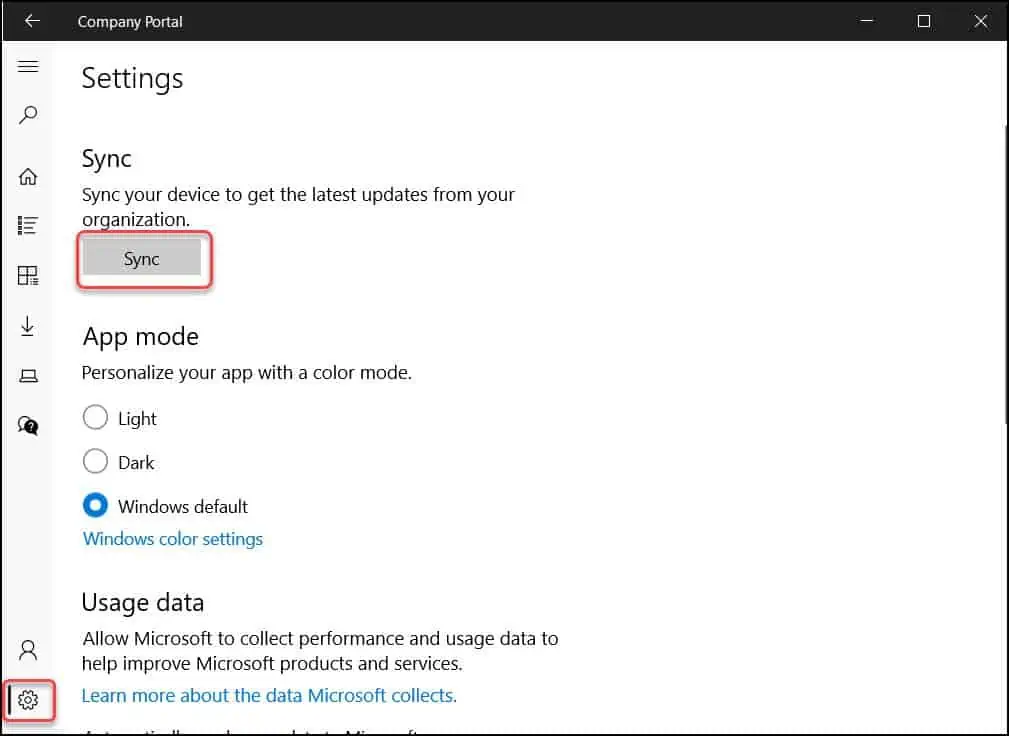 6 Ways to Manually Sync Intune Policies on Windows Devices 3 Sync Intune Policies from Company Portal App