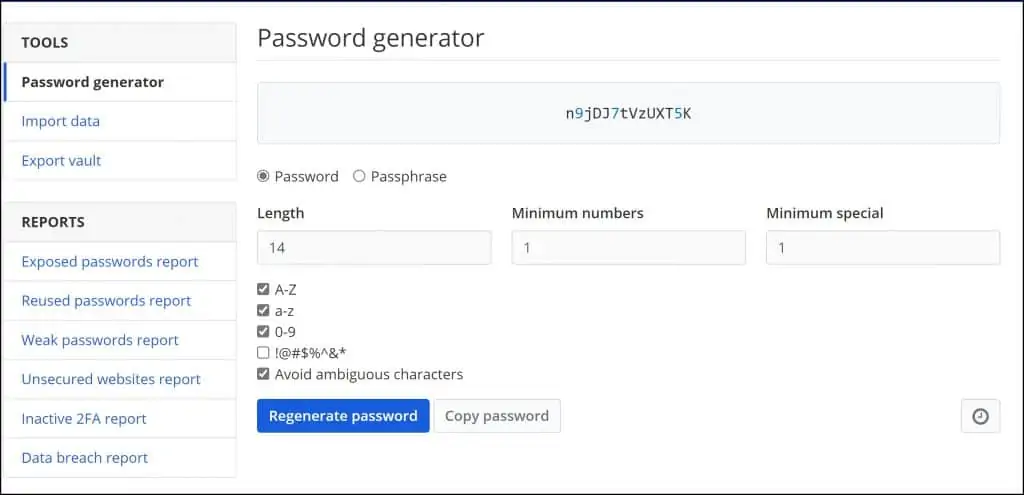 Migrating from LastPass to Bitwarden. Bye LastPass 9 Bitwarden Password Generator