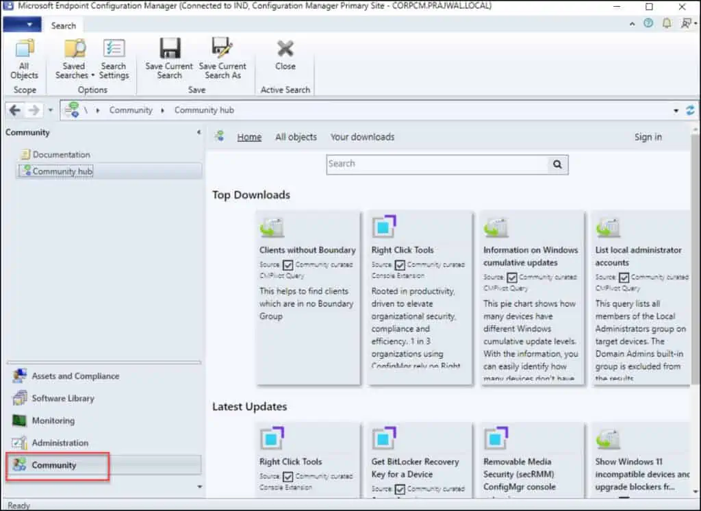 Explore the New Configuration Manager Community Hub 1 Configuration Manager Community Hub