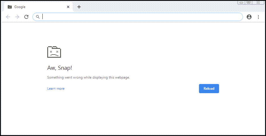 Enable and Configure Sleeping Tabs in Microsoft Edge 1 Aw Snap browser error