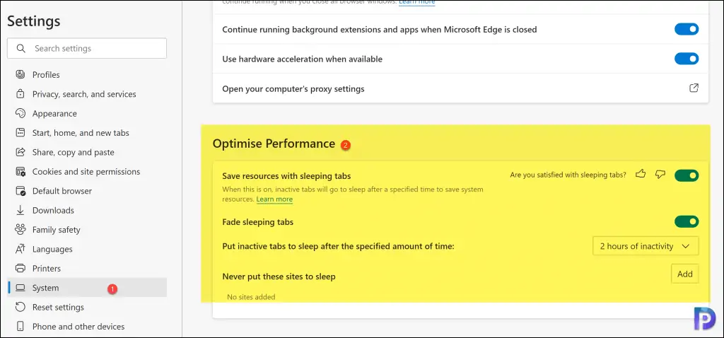 Enable and Configure Sleeping Tabs in Microsoft Edge 3 Enable Sleeping Tabs in Microsoft Edge Browser